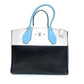Pre-Owned LV City Steamer PM Tri-Color Tote  | White, Black & Blue | Incl. Strap & Lock N24927971