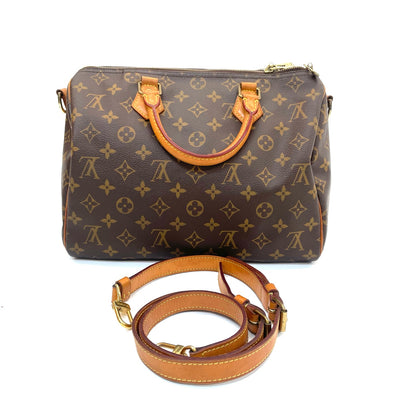 Pre-Owned LV Speedy 30 Bandoulière Boston Bag  | Monogram + Extender Strap | N24928525