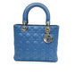 Pre-Owned Dior Lady Dior Medium Blue  | Silver Hardware | Incl. Strap N24930385
