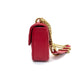 Pre-Owned Miu Miu Red Matelassé Leather Chain Shoulder Bag