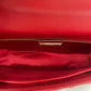 Pre-Owned Miu Miu Red Matelassé Leather Chain Shoulder Bag
