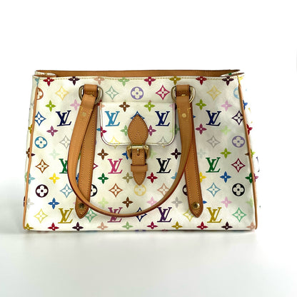 Pre-Owned RARE LV x Murakami White Multicolore Tote | 2006 (G6217) | Iconic Y2K Gem N24932559