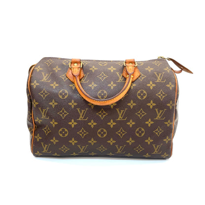 Pre-Owned Louis Vuitton Monogram Canvas Speedy 30 (2010)