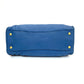 Pre-Owned Prada Vitello Daino Blue Leather Handbag with Strap