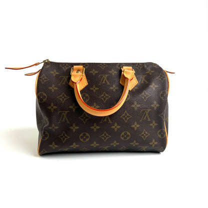 Pre-Owned Louis Vuitton Monogram Canvas Speedy 25 Handbag (1999)
