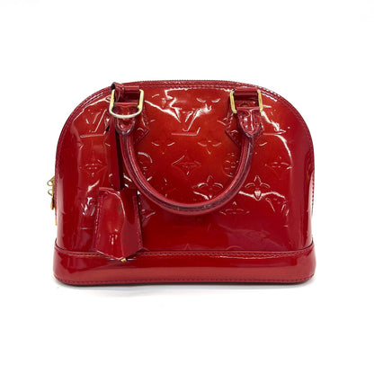 Pre-Owned Louis Vuitton Monogram Vernis Alma BB (2013) /N25015184