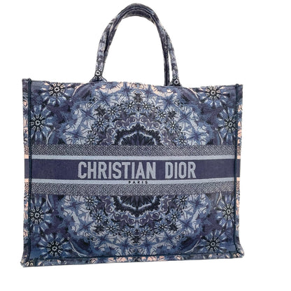 Pre-Owned Dior Book Tote Kaleidiorscopic Embroidered Canvas Large /N25103529