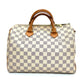 Pre-Owned Louis Vuitton Damier Azur Speedy 30 with Shoulder Strap /N25104251