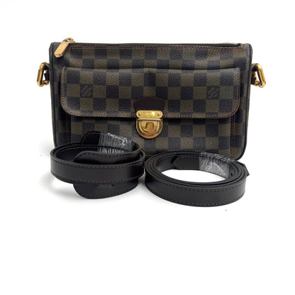Pre-Owned Louis Vuitton Damier Ebene Manhattan PM Shoulder Bag (2007) /N25147985