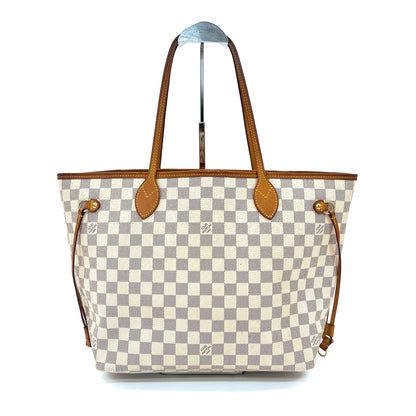Pre-Owned Louis Vuitton Damier Azur Neverfull MM Tote Bag /N25220218