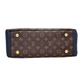 Pre-Owneded Louis Vuitton Pallas MM in Classic Monogram with a Marine Bleu (dark blue) calfskin leather accent panel SZ3032607143151