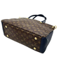 Pre-Owneded Louis Vuitton Pallas MM in Classic Monogram with a Marine Bleu (dark blue) calfskin leather accent panel SZ3032607143151