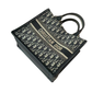 Pre-Owned Dior Blue Embroidered Classic Oblique Book Tote with Strap SZ3072607050976