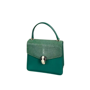 Pre-Owned BVLGARI Serpenti Forever Small Top Handle Bag SZ6072607265176