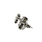Pre-Owned Chanel 24B Quadruple CC Logo Stud Earrings SZ3042512262949