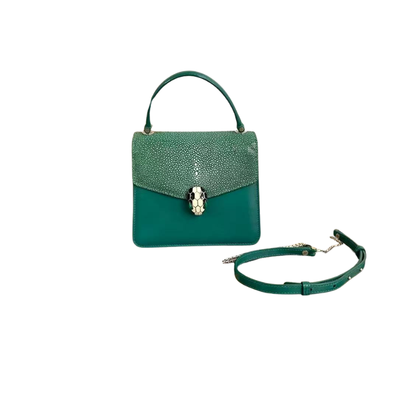 Pre-Owned BVLGARI Serpenti Forever Small Top Handle Bag SZ6072607265176