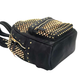 Pre-Owned MCM x Swarovski collaboration black and gold studded rhinestone backpack SZ3032605285036