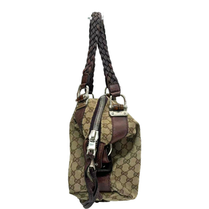 Pre-Owned  Gucci GG Canvas Bamboo Bar Large Tote Bag N23733016