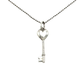 Pre-Owned Tiffany &amp; Co. Enamel Heart Key Necklace SZ3032606020269