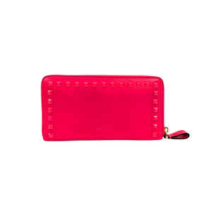 Pre-Owned Valentino Garavani Rockstud Zip-Around Long Wallet N23868827