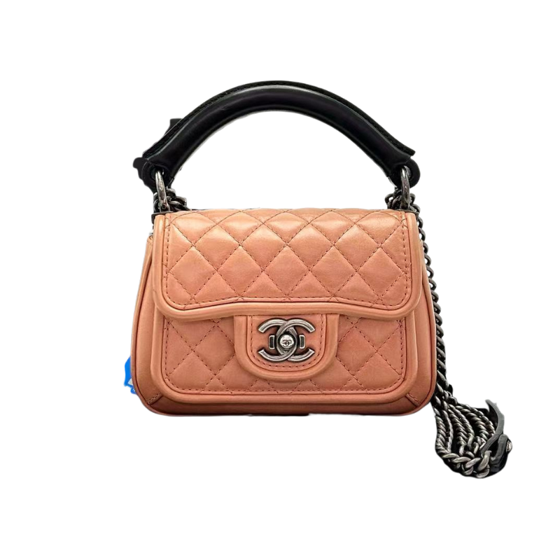 Pre-Owned Chanel Paris-Bombay Accordion Flap Bag popularly known as the "Pumpkin Bag"  SZ6072602040567