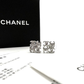 Pre-Owned Chanel 24B Quadruple CC Logo Stud Earrings SZ3042512262949