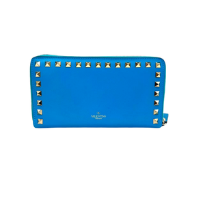 Pre-Owned  Valentino Garavani Rockstud Zip-Around Continental Long Wallet N23875511