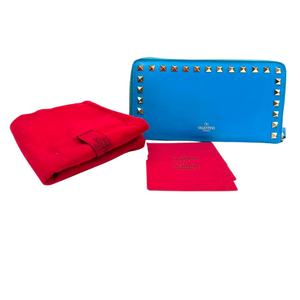 Pre-Owned  Valentino Garavani Rockstud Zip-Around Continental Long Wallet N23875511