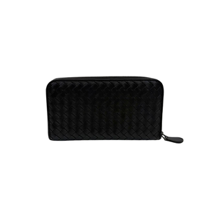 Pre-Owned Bottega Veneta Intrecciato Full-Zip Long Wallet N23860188