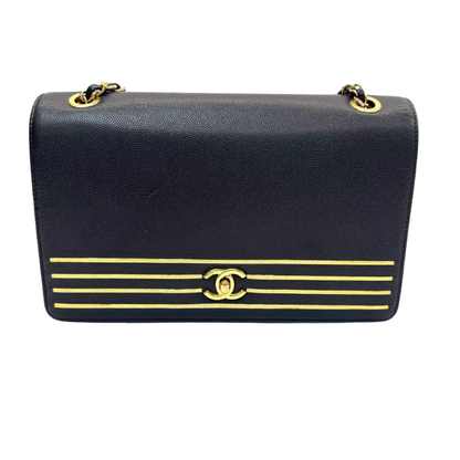 Pre-Owned Chanel Captain Gold Flap Bag (released under the Cruise 2019 collection)  N23915264