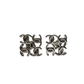 Pre-Owned Chanel 24B Quadruple CC Logo Stud Earrings SZ3042512262949