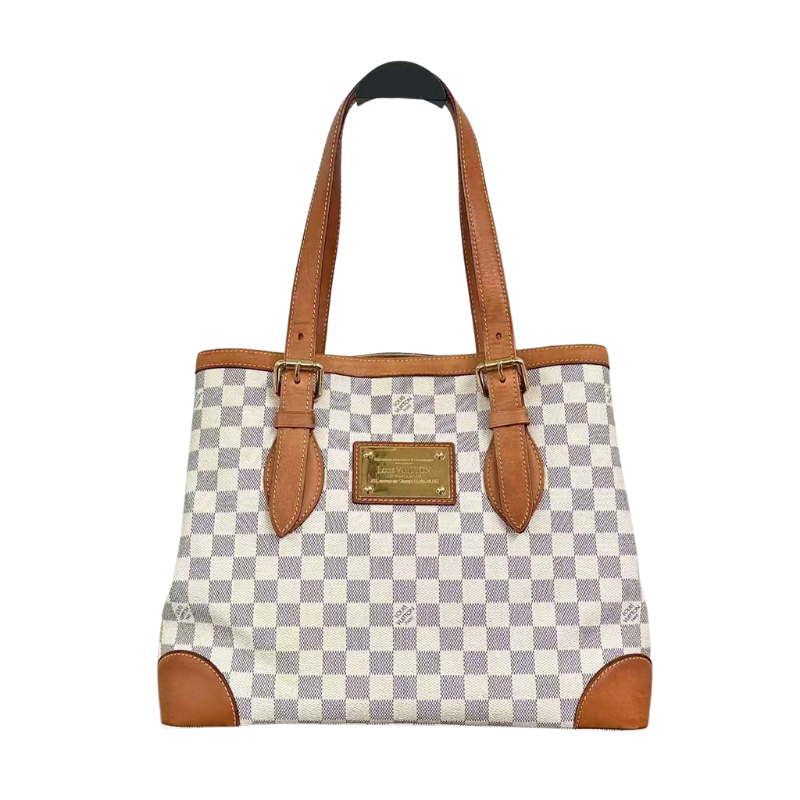 Pre-Owned Louis Vuitton Hampstead MM in Damier Azur canvas SZ3072606234163