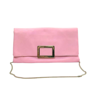 Pre-Owned Roger Vivier Ines/Trompette Fold-Over Buckle Clutch N23732578