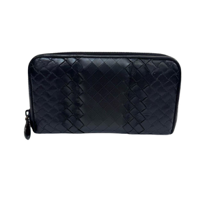 Pre-Owned Bottega Veneta Classic Intrecciato Zip-Around Long Wallet N23881616
