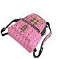 Pre-Owned MCM Black/Pink Visetos Leather Large Studded Stark Backpack SZ3052606081586