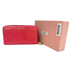 Pre-Owned Miu Miu long zip-around wallet N23869410