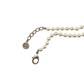 Pre-Owned Chanel Crystal Interlocking CC Pearl Sweater Necklace, a staple of Chanel’s legendary costume jewelry collections SZ3042607204150