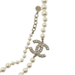 Pre-Owned Chanel Crystal Interlocking CC Pearl Sweater Necklace, a staple of Chanel’s legendary costume jewelry collections SZ3042607204150