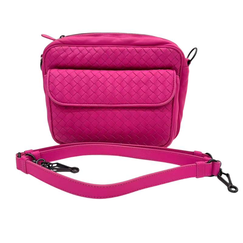 Pre-Owned Bottega Veneta Intrecciato Front Pocket Messenger/Camera Bag N23890085