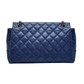 Pre-Owned  CHANEL Blue Quilted Chain Flap Bag, often part of the "In The Business" or "Stitched Covered CC" collections SZ604251030348