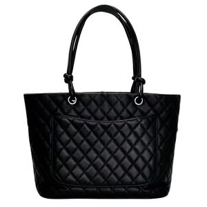 Pre-Owned CHANEL Black Cambon Ligne Large Tote Bag SZ3032607153236