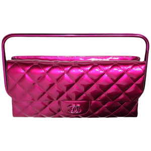 Pre-Owned Chanel Limited Edition Quilted Frame Clutch N21503235