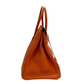 Pre-Owned Hermès Birkin 35 in classic Hermès Orange ("Orange H") crafted from Togo leather N23455788