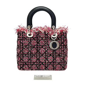 Pre-Owned Limited Edition Tweed Lady Dior Bag Medium size SZ3072606081491
