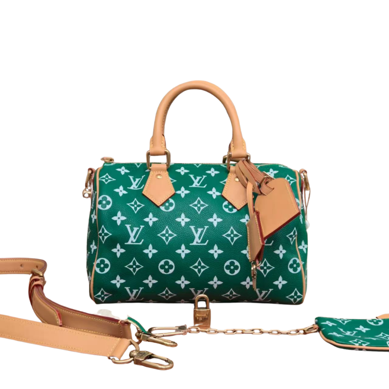 Pre-Owned Louis Vuitton Speedy P9 Bandoulière 25 (Green) SZ3062607143141