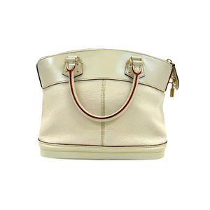 Pre-Owned Louis Vuitton Suhali Lockit PM in off-white (Suhali color "Blanc") N23906059