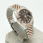 Pre-Owned Rolex Datejust 41 (Reference 126331) featuring a Chocolate Diamond Dial and a two-tone design SZ5032607214368