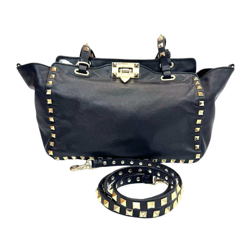 Pre-Owned Valentino Garavani Small Rockstud Tote N23932188