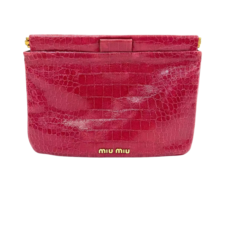 Pre-Owned Miu Miu Stampa Cocco Lux Clutch (Model 5N1619) N23887858
