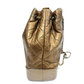 Pre-Owned Chanel Small Gabrielle Backpack in metallic gold N23397441